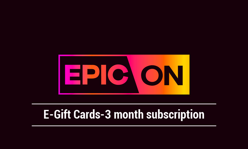 Epic On  E-Gift Cards-3 month subscr...